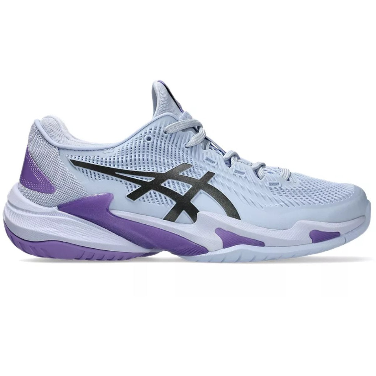 Asics Women's Court FF 3 Night Energy Tennis Shoes (Blue Fade/Gunmetal