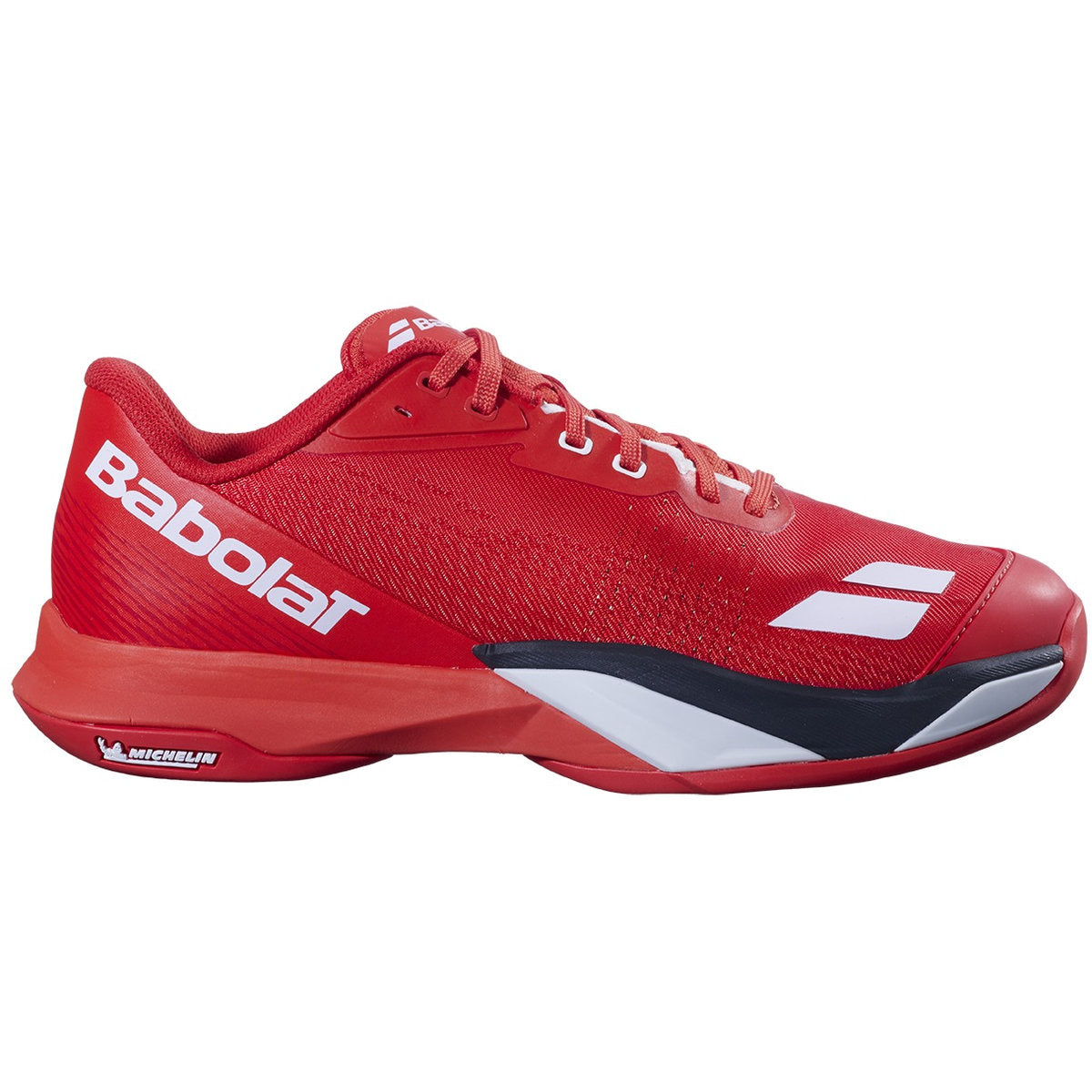 Babolat Men's Jet Mach 4 All Court Tennis Shoes (Cherry Tomato/White)
