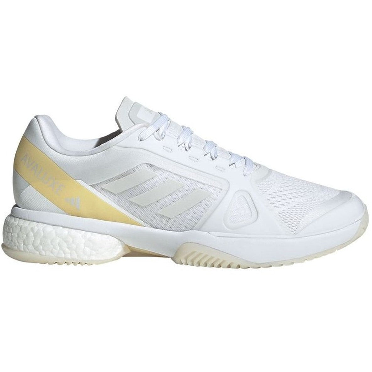Adidas Women's Avaluxe Tennis Shoes (Cloud White/Zero Metalic/Orange T