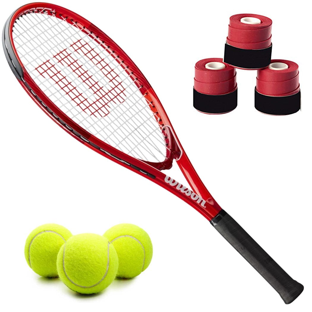 Wilson Pro Staff Precision XL 110 Tennis Racquet Bundled with 3 Overgr