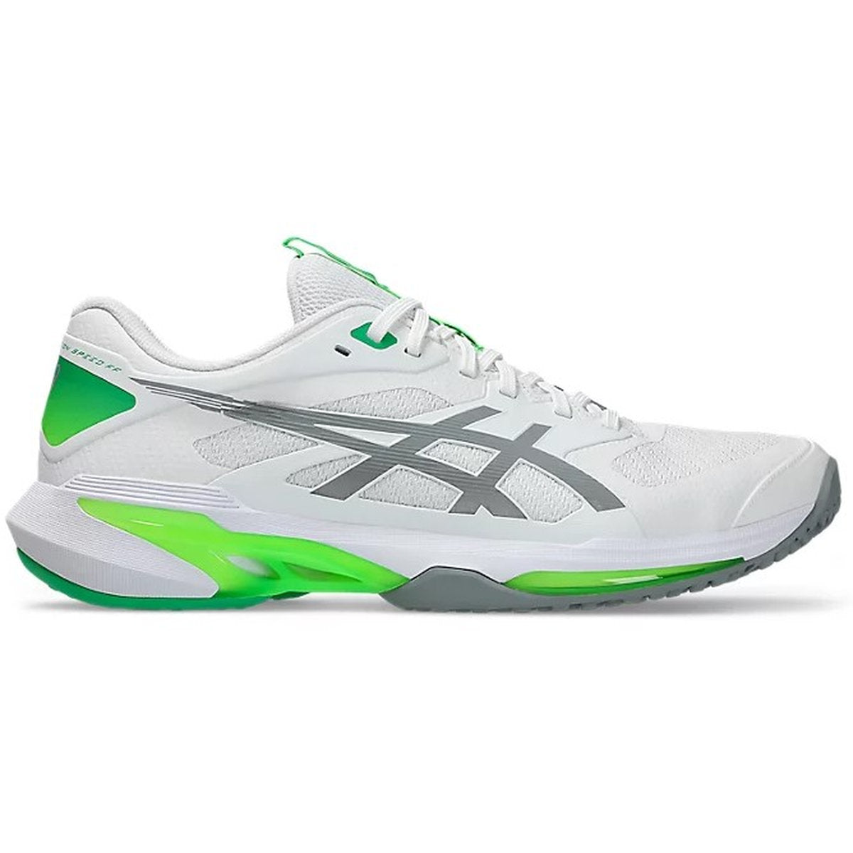 Asics Men's Solution Speed FF 4 OC Shoes (White/Gravel)