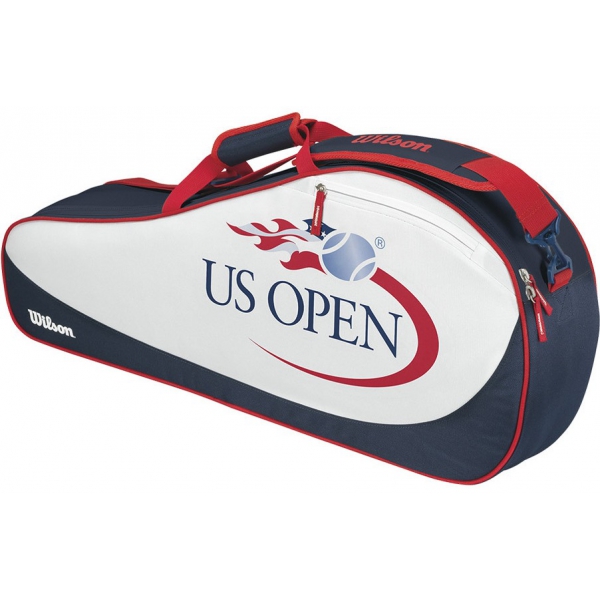 Wilson US Open 3 Pack Tennis Bag (Red/White/Blue) from Do It Tennis