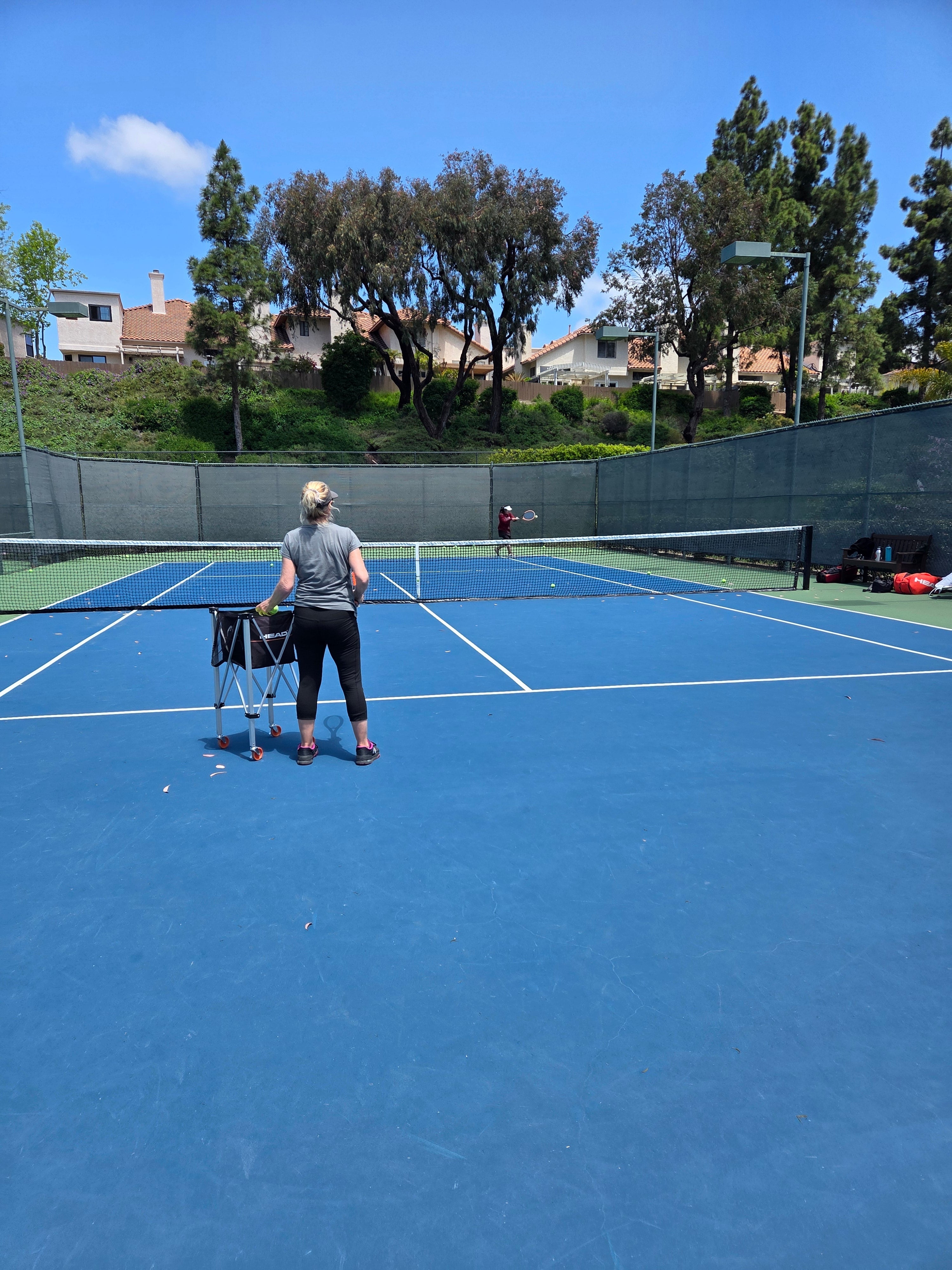 How-not- to work a Tennis Ball Machine