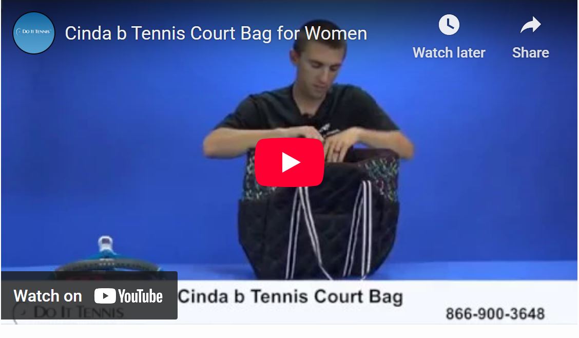 Cinda b Tennis Court Bag Video Review