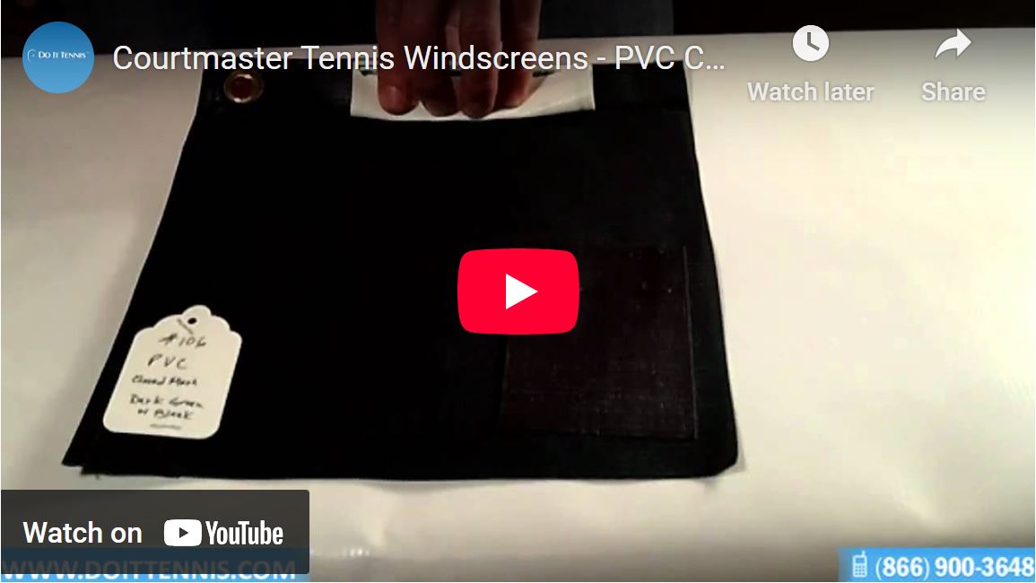 Courtmaster Tennis Windscreens - Mastershade Plus