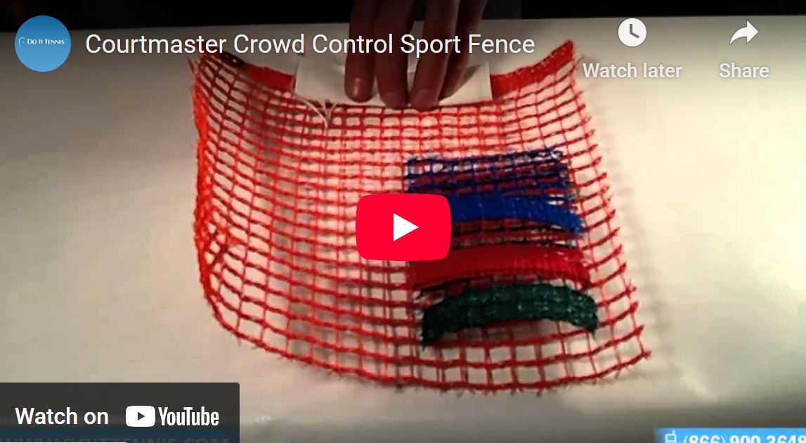 Courtmaster Crowd Control Sport Fence