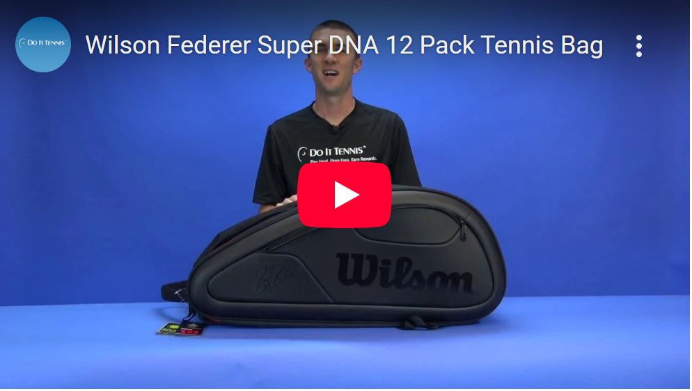 Wilson Federer Super DNA 12 Pack Tennis Bag Video Review