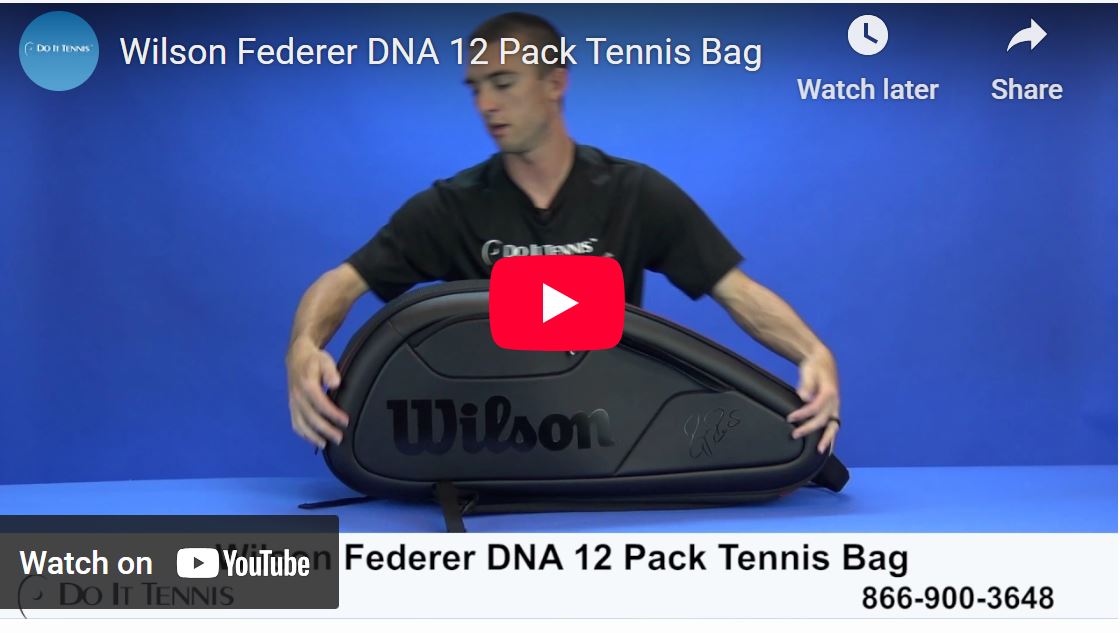 Wilson Federer DNA 12 Pack Tennis Bag Video Review