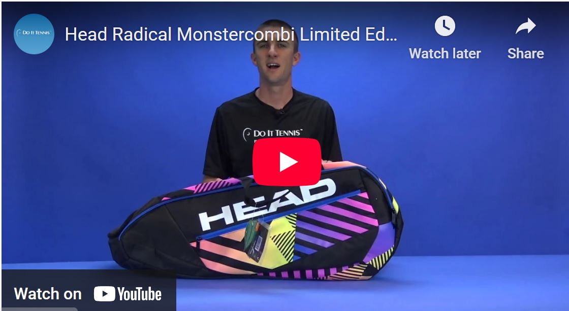 Head Radical Monstercombi LTD 12R Tennis Bag Video Review