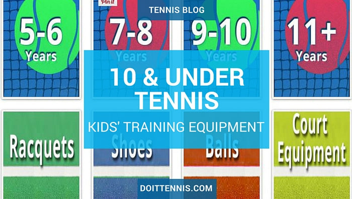 Kids' 10 and Under Tennis Training Equipment