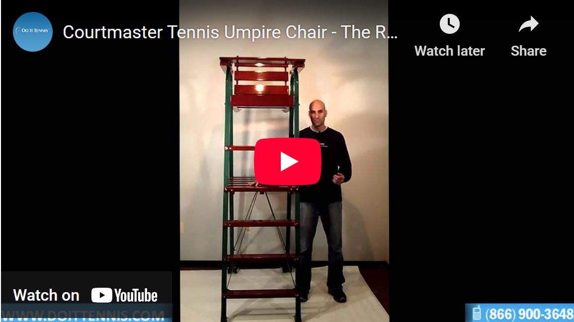 Courtmaster Tennis Umpire Chair - The Royale