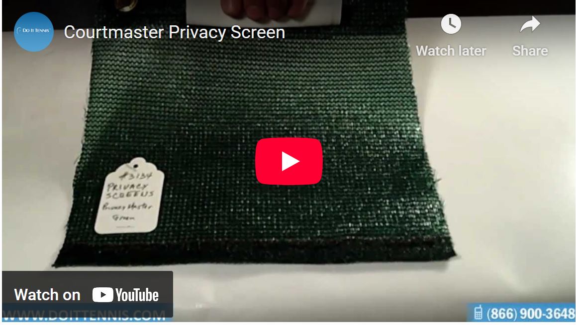 Courtmaster Privacy Screen