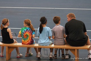 Less Talk is More Before Your Kids Tennis Match