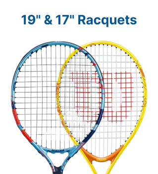 17 & 19 Inch Tennis Racquets for Kids Up to 5 Years Old