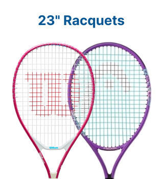 23 Inch Junior Tennis Racquets for Kids 7 to 8 Years Old