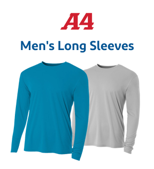 A4 Men's Long-Sleeve Tennis Shirts