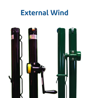 External Wind Posts for Tennis & Pickleball