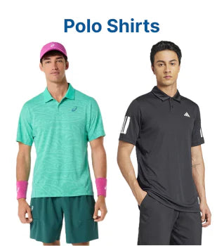 Men's Tennis Polos & Henleys