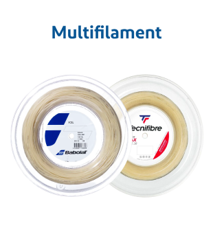 Multifilament Tennis String Reels