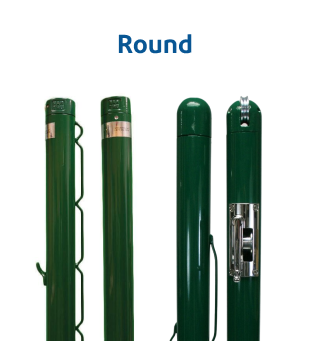 Round Posts for Tennis & Pickleball