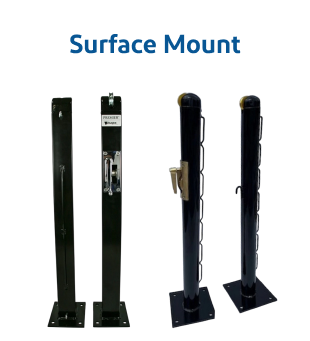 Surface Mount Tennis and Pickleball Posts