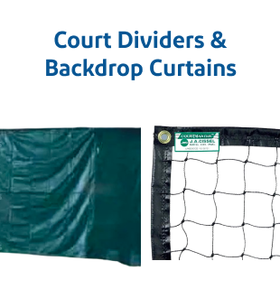 Tennis & Pickleball Court Dividers & Backdrop Curtains