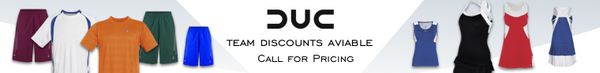 DUC Men's Performance Team Tennis Shirts