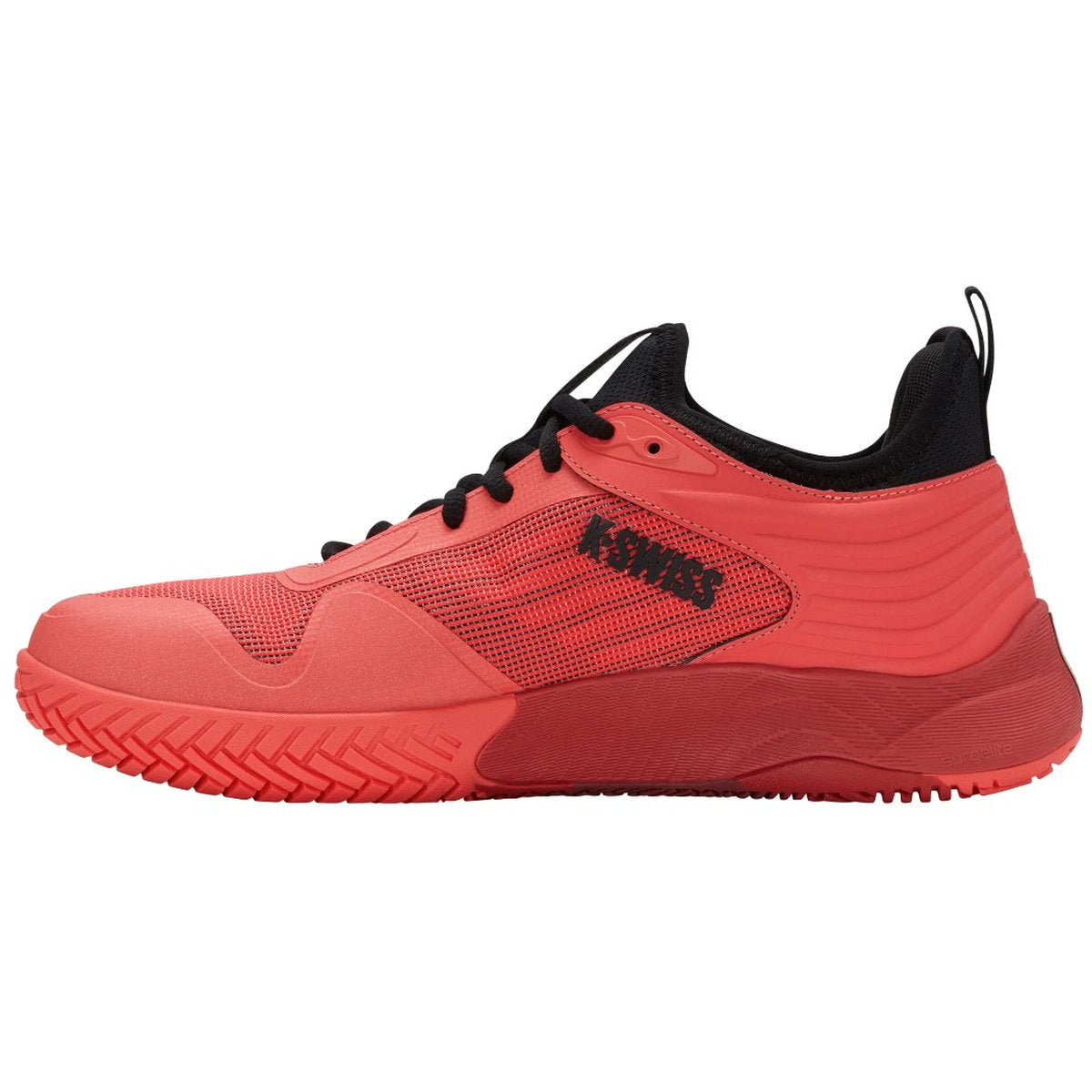 K-Swiss Men's HyperCourt Pinnacle Tennis Shoes (Neon Lava/Black/Chili