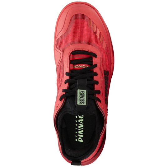 04432-656 K-Swiss Men’s HyperCourt Pinnacle Tennis Shoes (Neon Lava/Black/Chili Pepper)