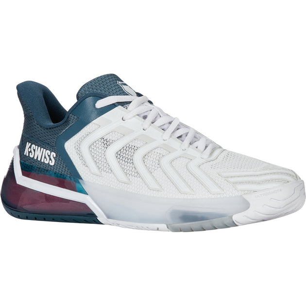 04437-129 K-Swiss Ultrashot 4 Men’s Tennis Shoes (White Stargazer Neon Blaze)