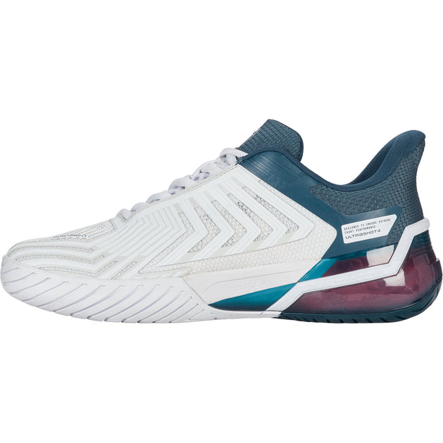 04437-129 K-Swiss Ultrashot 4 Men’s Tennis Shoes (White Stargazer Neon Blaze)