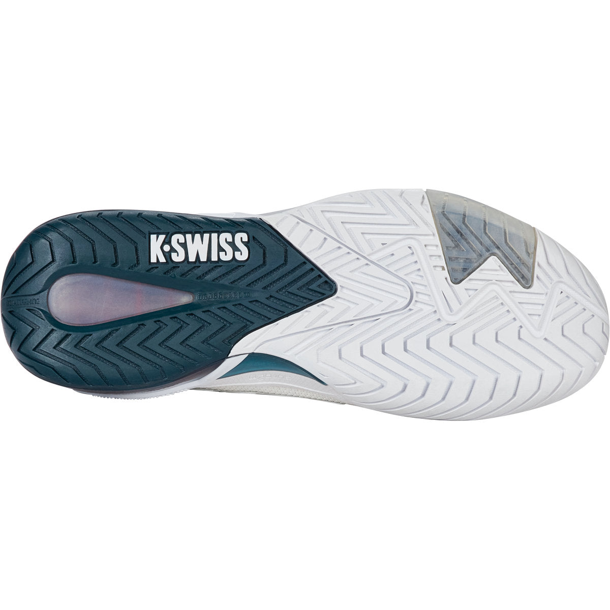 04437-129 K-Swiss Ultrashot 4 Men’s Tennis Shoes (White Stargazer Neon Blaze)