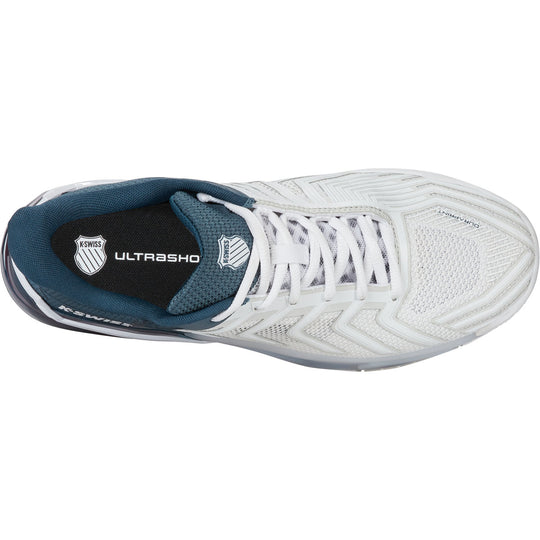 04437-129 K-Swiss Ultrashot 4 Men’s Tennis Shoes (White Stargazer Neon Blaze)
