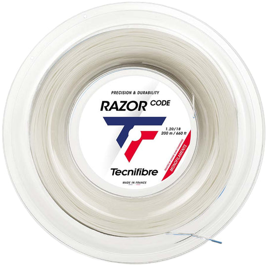 Tecnifibre Razor Code Carbon 16g Tennis String (Reel)