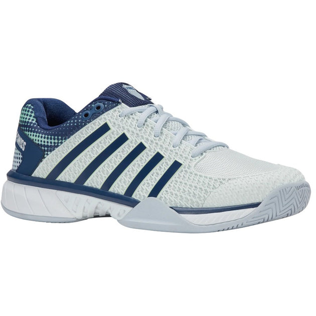 06563-410 K-Swiss Men's Express Light Pickleball Shoes (Bit of Blue/Oceana/Patina Green)