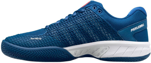 06563-433 K-Swiss Men's Express Light Pickleball Shoes (Dark Blue/White/Bittersweet)