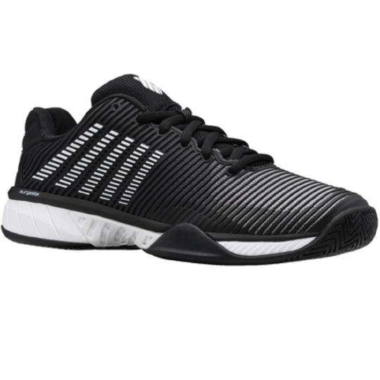 06613-039 K-Swiss Men's Hypercourt Express 2 Tennis Shoes (Black/White/High-Rise)
