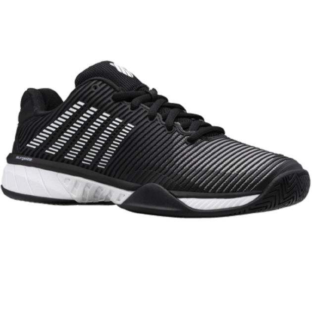 06613-039 K-Swiss Men's Hypercourt Express 2 Tennis Shoes (Black/White/High-Rise)