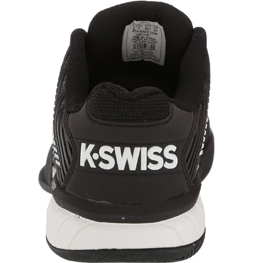 06613-039 K-Swiss Men's Hypercourt Express 2 Tennis Shoes (Black/White/High-Rise)