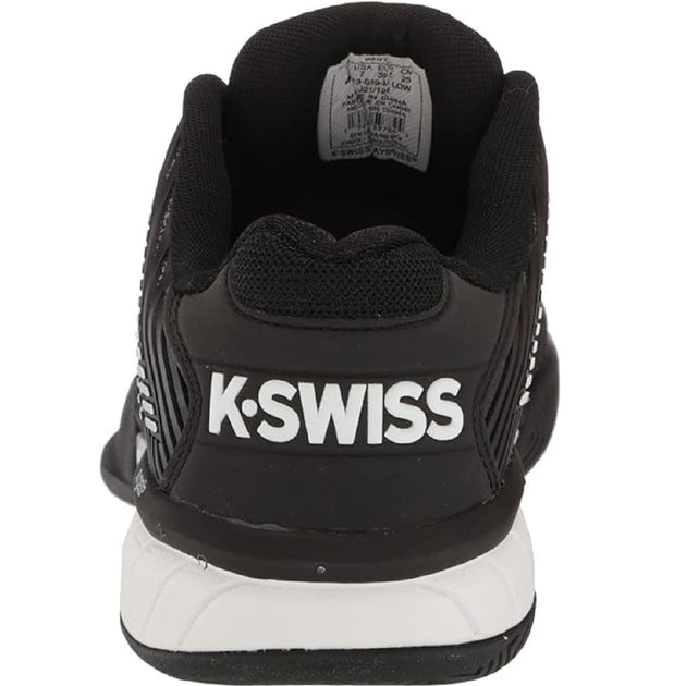06613-039 K-Swiss Men's Hypercourt Express 2 Tennis Shoes (Black/White/High-Rise)