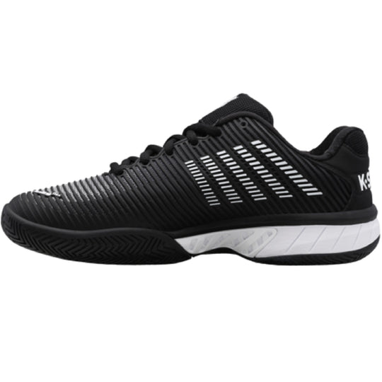 06613-039 K-Swiss Men's Hypercourt Express 2 Tennis Shoes (Black/White/High-Rise)