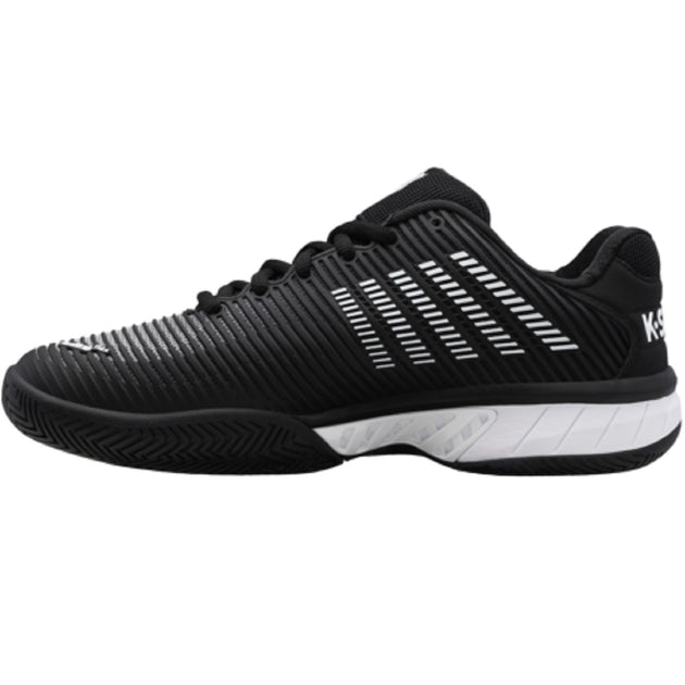 06613-039 K-Swiss Men's Hypercourt Express 2 Tennis Shoes (Black/White/High-Rise)