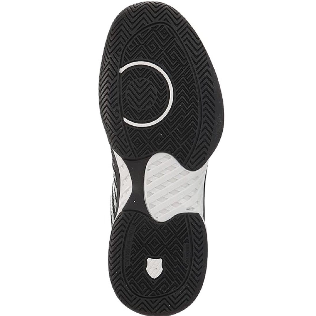 06613-039 K-Swiss Men's Hypercourt Express 2 Tennis Shoes (Black/White/High-Rise)