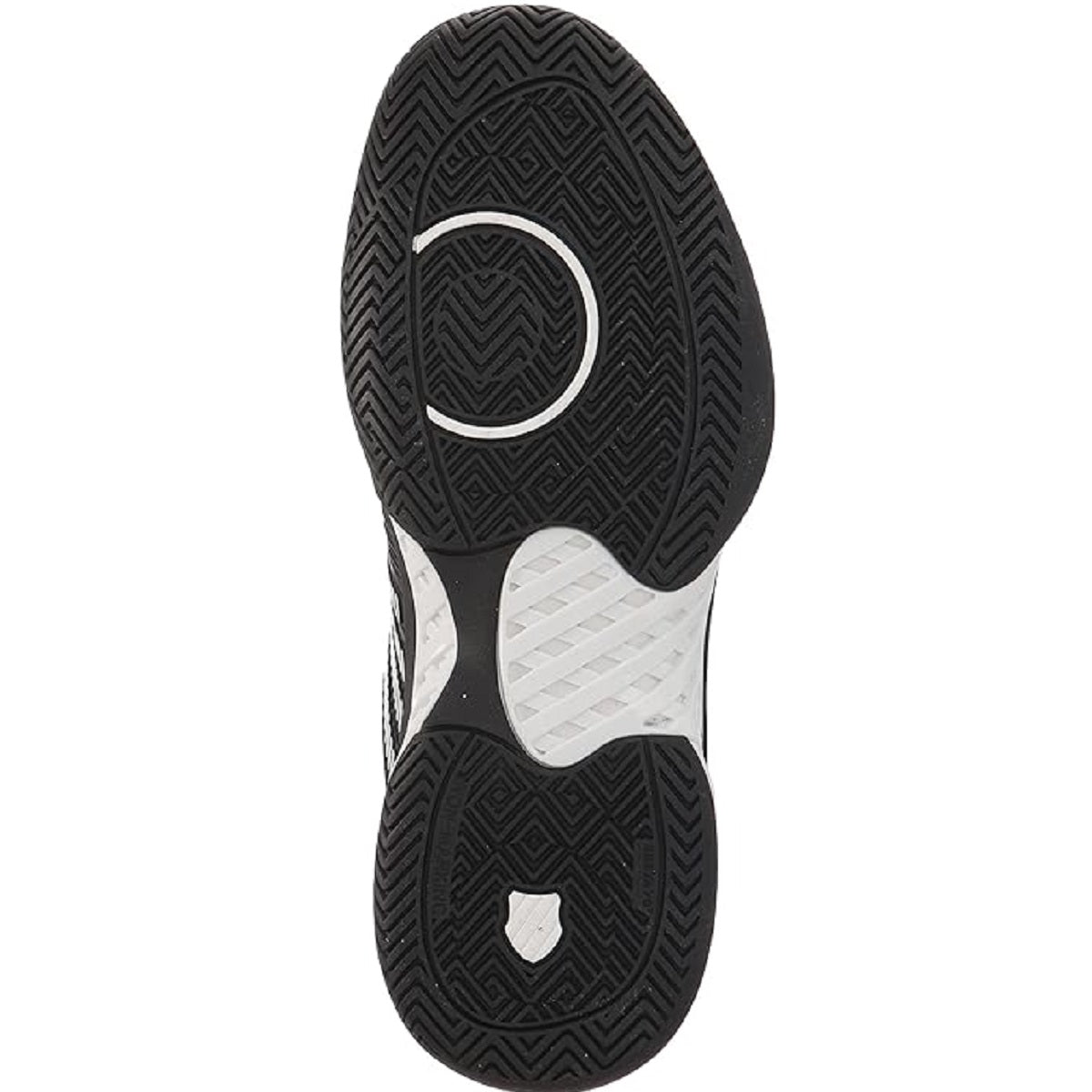 06613-039 K-Swiss Men's Hypercourt Express 2 Tennis Shoes (Black/White/High-Rise)