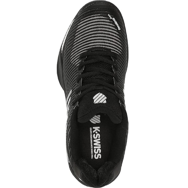 06613-039 K-Swiss Men's Hypercourt Express 2 Tennis Shoes (Black/White/High-Rise)
