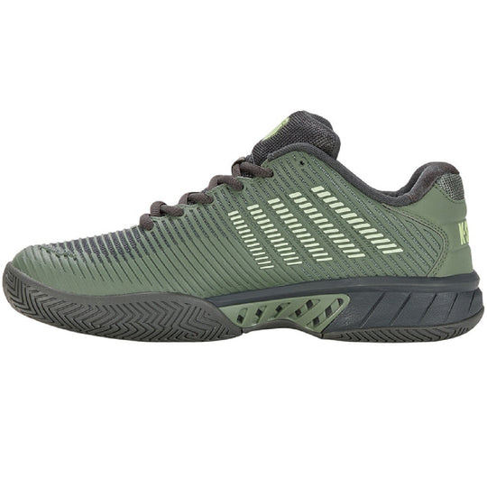 K-Swiss Men's Hypercourt Express 2 Tennis Shoes (Sea Spray/Urban Chic/Soft Neon Green)