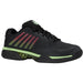 06806-034 K-Swiss Men's Hypercourt Express 2 Wide (2E) Tennis Shoes (Black/Soft Neon Green/Neon Lava)