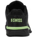 06806-034 K-Swiss Men's Hypercourt Express 2 Wide (2E) Tennis Shoes (Black/Soft Neon Green/Neon Lava)