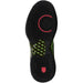 06806-034 K-Swiss Men's Hypercourt Express 2 Wide (2E) Tennis Shoes (Black/Soft Neon Green/Neon Lava)