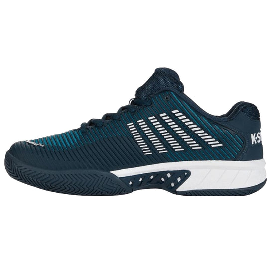 06806-434 K-Swiss Men's Hypercourt Express 2 Tennis Shoes (Reflecting Pond/Biscay Bay/White) - Left